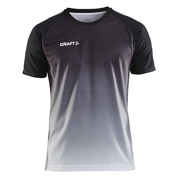 Craft Kortærmet T-shirt Pro Control Fade Hvid,Sort XL Mand