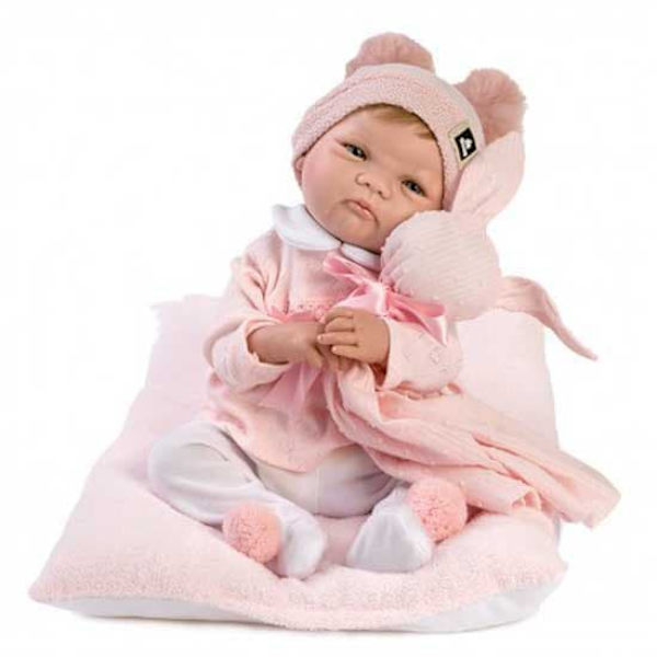MuÑecas Guca Docka Reborn Alba 46 Cm Rosa