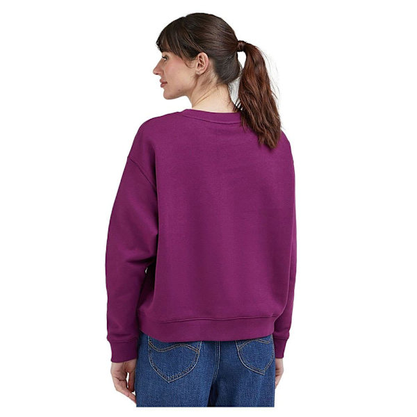 Lee Sweatshirt Crew Sws Lilla XS Kvinde