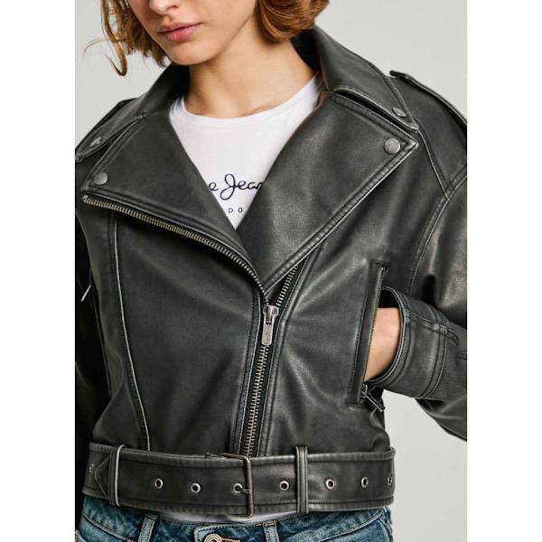 Pepe Jeans Amalia Jakke Sort L Kvinde