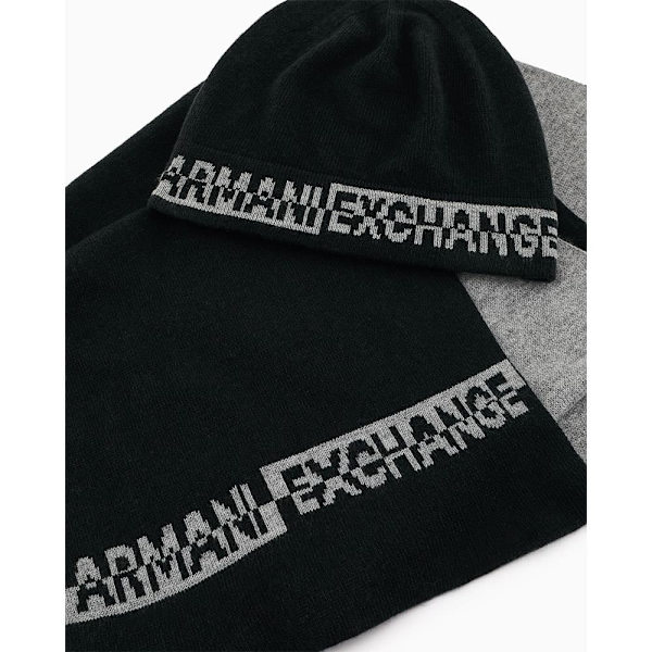 Armani Exchange Set Xm000337-af12274 Beanie Sort  Mand