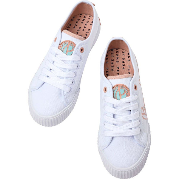 Pepe Jeans Utbildare Ottis Log Beige EU 33 Pojke