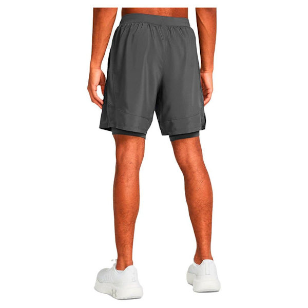 Under Armour Shorts Launch 7in 2-in-1 Grå L Mand