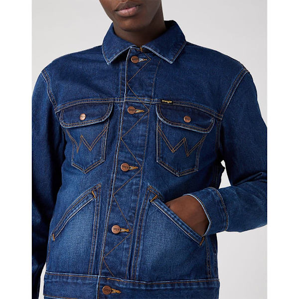 Wrangler Denimjakke 124mj Blå L Mand