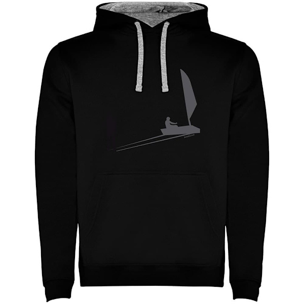 Kruskis Luvtröja Shadow Sail Two-colour Svart 2XL Man