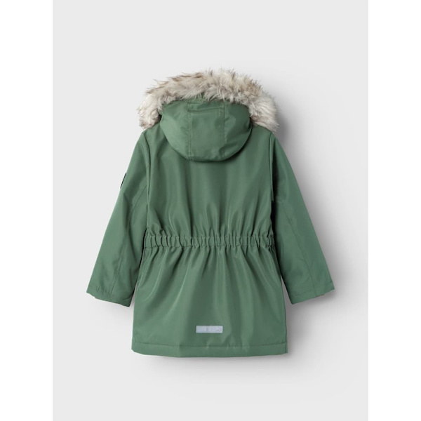 Name It Milla Long Parka Grönt 8 Years Flicka