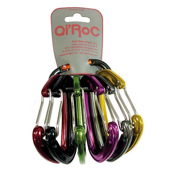 Qi´roc Wifi Recto Clip Karabinhage 6 Enheder Gylden