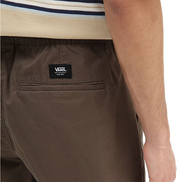 Vans Range Baggy Tapered Elastic Housut Beige M Mies