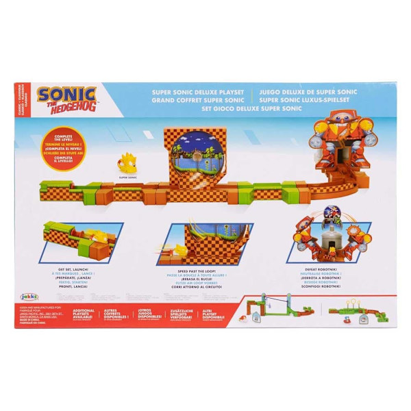 Jakks Pacific Go Go Racers Deluxe Playset Sonic-figur