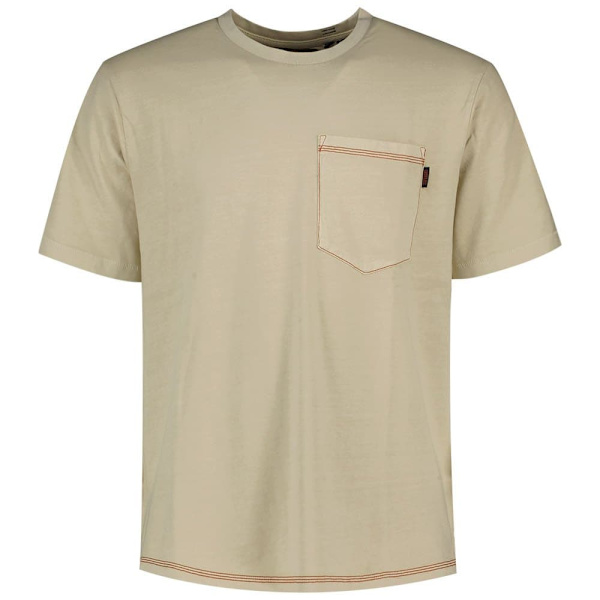 Superdry Contrast Stitch Pocket T-shirt Med Korta ärmar Beige 3XL Man