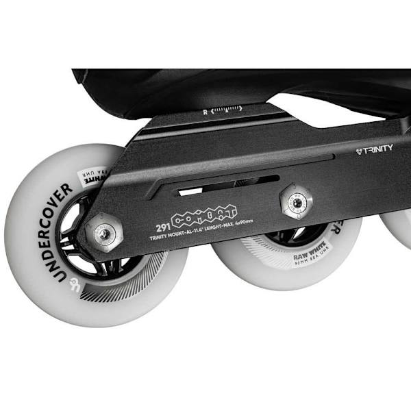 Powerslide Rullskridskor Kaze Black 90 Silver EU 42