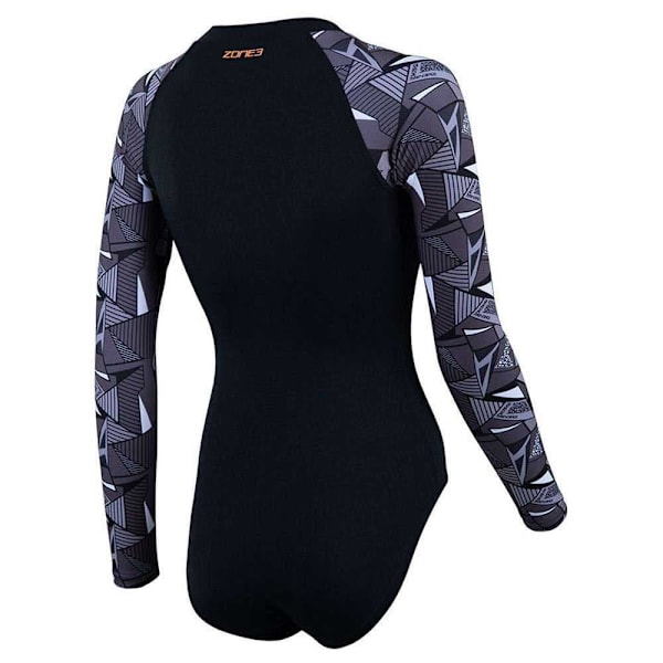 Zone3 Langærmet Badedragt Open Water Swim Renew Sort 30 Kvinde