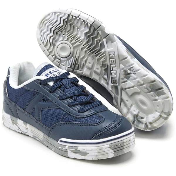 Kelme Trueno Lace In Indendørs Fodboldsko Blå EU 34