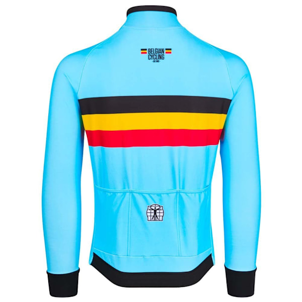Bioracer Långärmad Tröja Belgium Icon Tempest Termal Blå XL Man