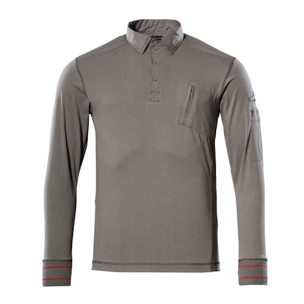 Mascot Kortærmet Polo Sweatshirt Frontline 50352 Grå 2XL