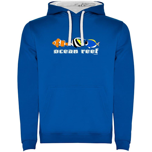 Kruskis Ocean Reef Two-colour Tröja Med Huva Blå S Man