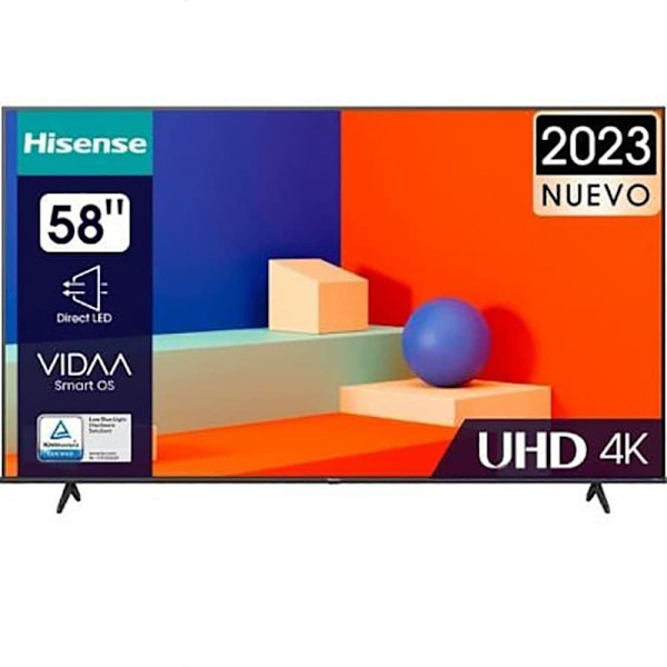 Hisense 58a6k 58´´ 4k Led Tv Transparent One Size / EU Plug Sort