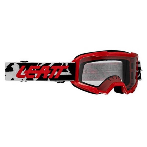 Leatt Vizion 2.5s Offroad-glasögon Röd Clear/CAT0