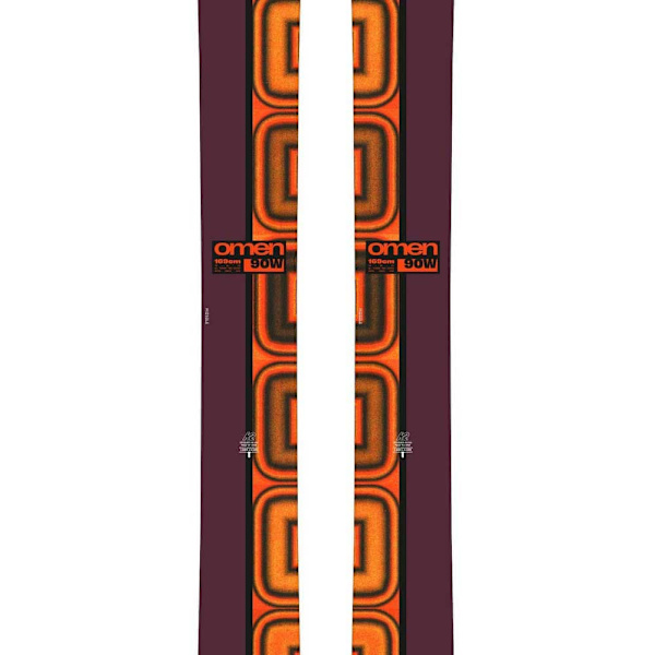 K2 Omen 90 Kvinna Alpina Skidor Orange 169