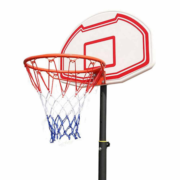 Devessport Justerbar Basketballkurv Sort 210 cm
