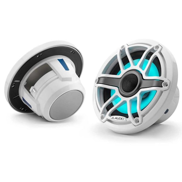Jl Audio M M6-650x-s-gwgw-i 6 Meren Koaksiaalinen Kanssa Transflektiivinen Led Valaistus Urheilu Säleikkö Valkoinen 75W