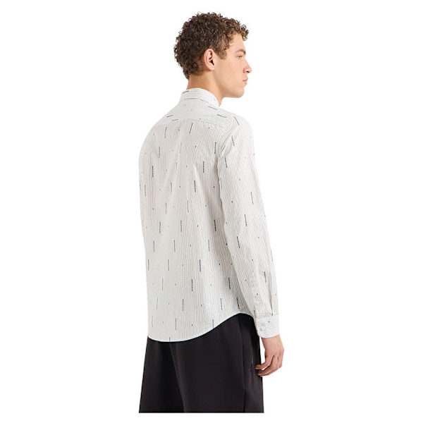 Armani Exchange 6dzc06-zn5dz Skjorte Med Lange ærmer Hvid M Mand