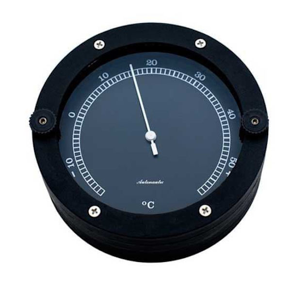 Autonautic Instrumental Nautisk Termometer Tbp Sort