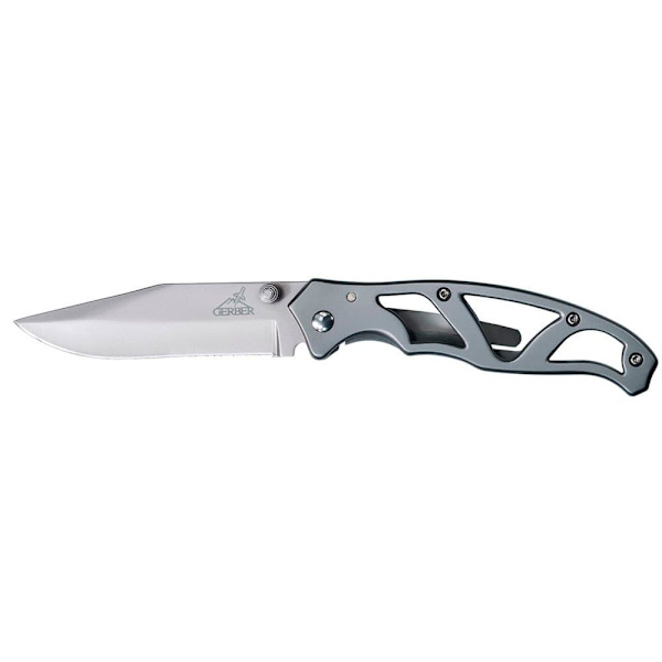 Gerber Paraframe I Folder Fine Edge Grå