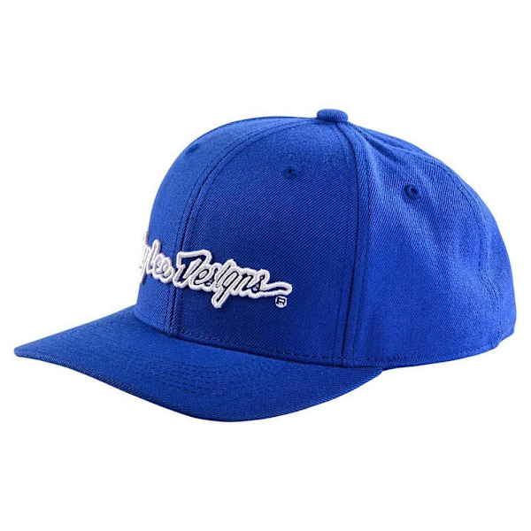 Troy Lee Designs Böjd Snapback Signature Blå  Man