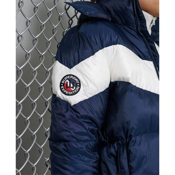 Superdry Polstret Jakke Stratus Blå M Mand