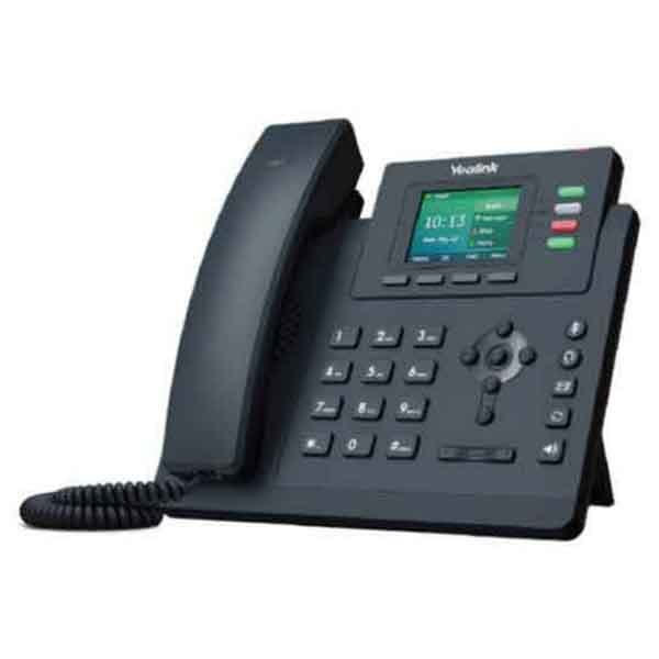 Yealink Telefon T33g Poe Svart Grå