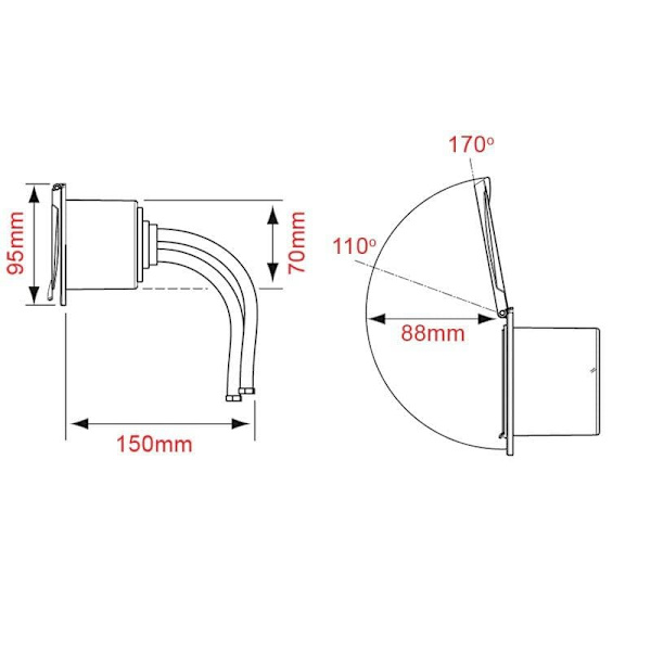 Nuova Rade Case Mixer Tap Hvid