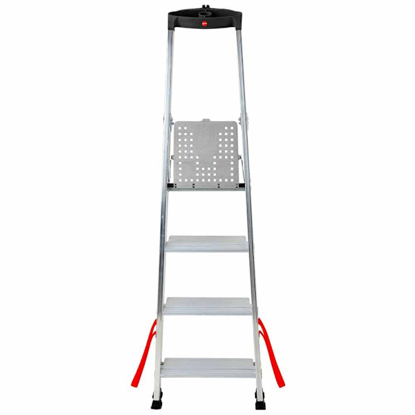 Hailo Vaiheet Alumiiniset Tikkaat Alu Pro 8844-011 4 Hopeinen