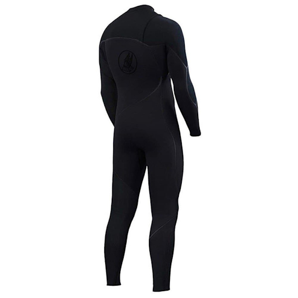 Zion Neoprendragt Uden Lynlås Yeti Steamer 3/2 Mm Sort LS