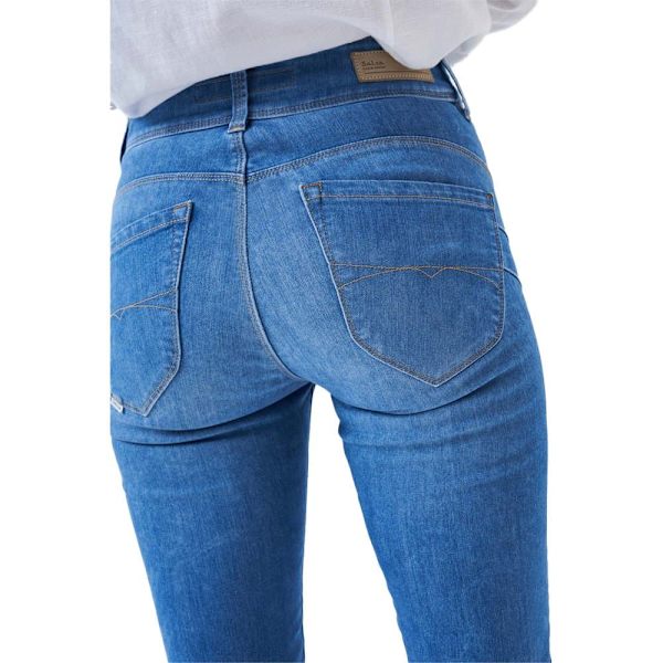 Salsa Jeans Jeans Secret Push In Blå 38 / 30 Kvinna