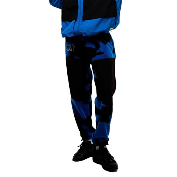 Grimey Back At You All Over Print Polar Mjukisbyxor Blå M Man