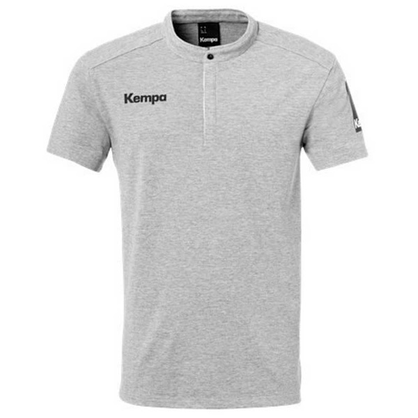 Kempa Kortærmet Poloshirt Status Grå S Mand