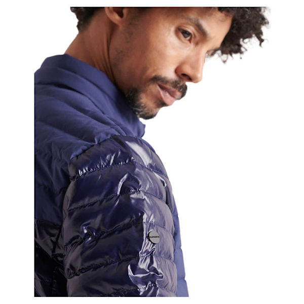 Superdry Jacka Studios Contrast Core Down Blå M Man