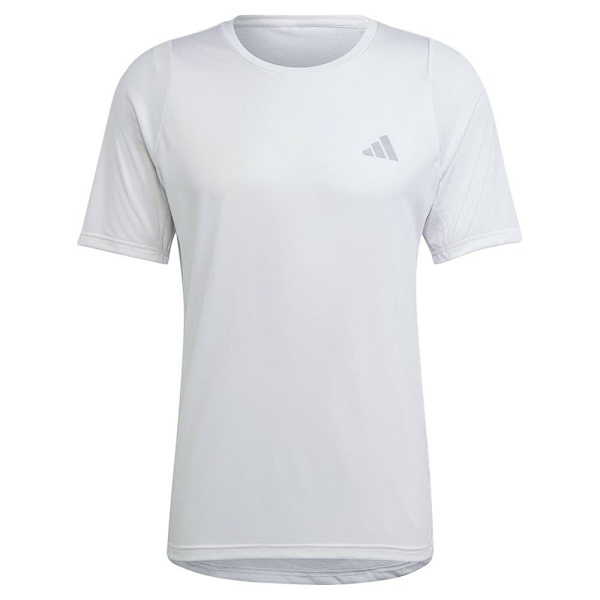 Adidas Kortärmad T-shirt Run Icons 3 Stripes Vit 2XL Man