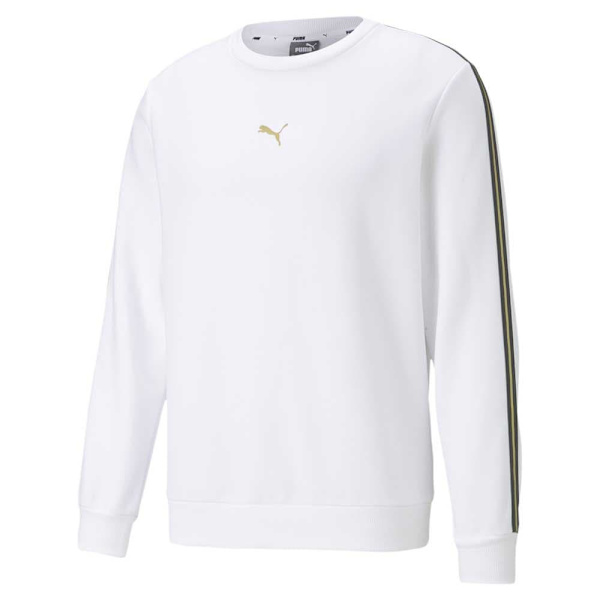 Puma Sweatshirt Metallic Nights Crew Hvid M Mand