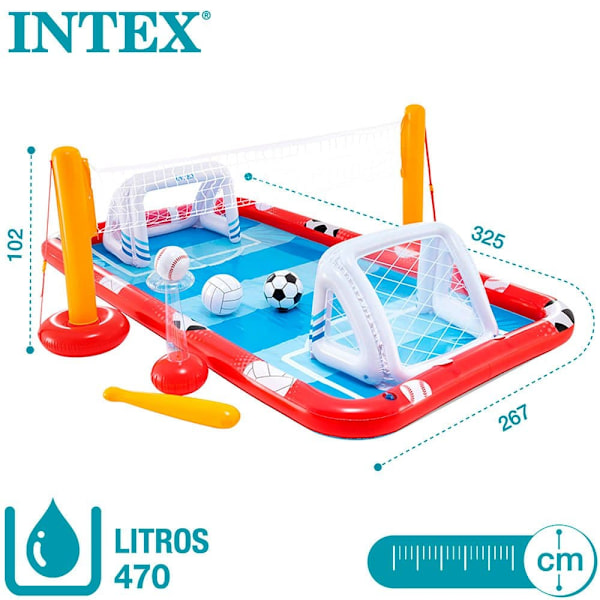 Intex Multisport Inflatable Play Center 325x267x102 Cm Monivärinen 325 x 267 x 102 cm