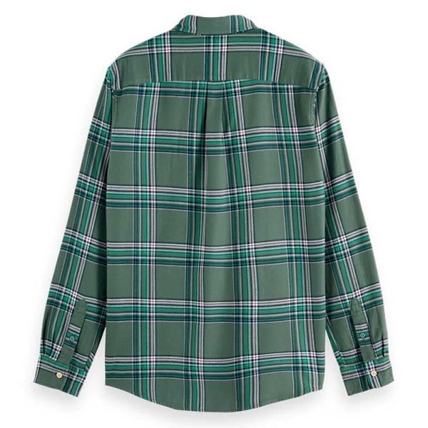 Scotch & Soda 178717 Skjorte Med Lange ærmer Grøn L Mand