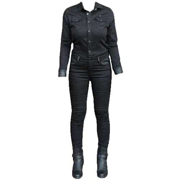 Overlap Dragt Tess Sort 26 Kvinde