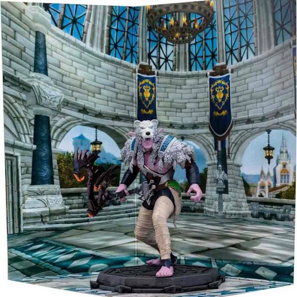 Mcfarlane Toys Figur World Of Warcraft Action Night Elf: Druid/rogue 15 Cm Rosa