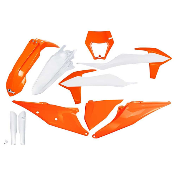 Ufo Plastsæt Ktm Exc/exc-f 2020-2023 With Headlight Ktkit527f-999k Fork Protectors &