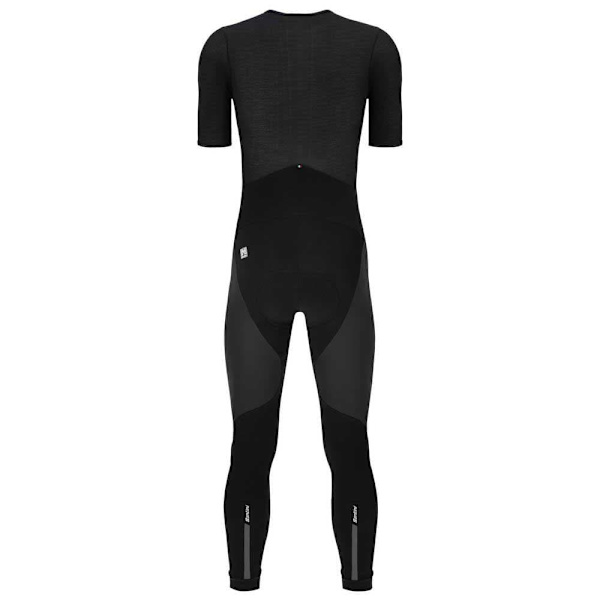 Santini Trägerhose Strumpfhose Vega Dry Sort S Mand