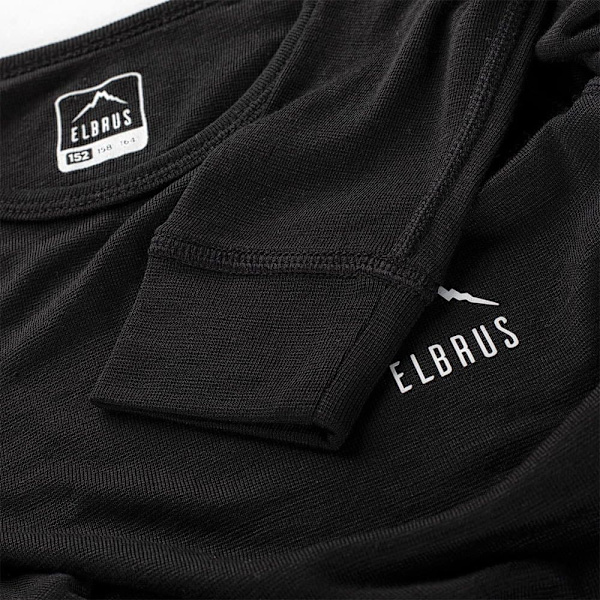 Elbrus Melor Merino Baselag Shorts Sort 13 Years Dreng