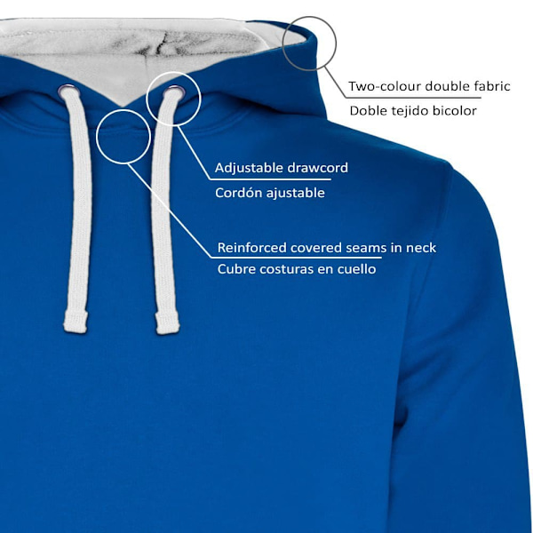 Kruskis Hættetrøje Problem Solution Sail Two-colour Blå 3XL Mand