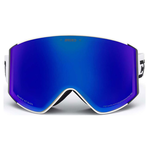 Briko Bufera Skidglasögon Vit Blue Mirror/CAT2