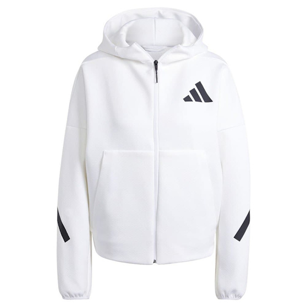 Adidas Z.n.e Sweatshirt Med Lynlås Hvid M / Regular Kvinde